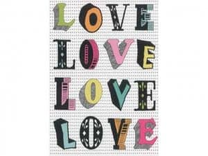 Petra Boase LOVE LOVE Greeting Card