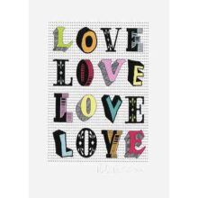 Petra Boase LOVE LOVE Wall Print A4