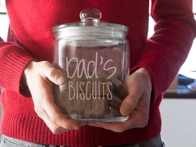 Personalised Biscuit Jar