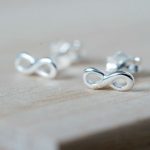 Tiny Infinity Stud Earrings