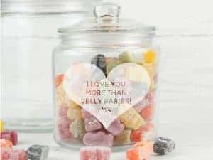 Personalised Heart Sweet Storage Jar