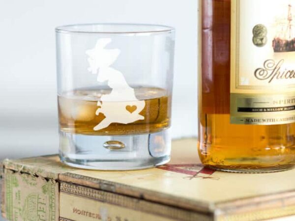 Home Is Where The Heart Is Personalised Whisky Glass