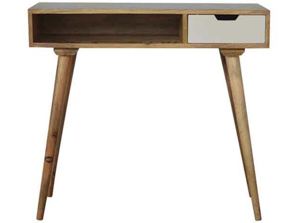 Mango Wood Writing Desk with Hand Painted Drawer