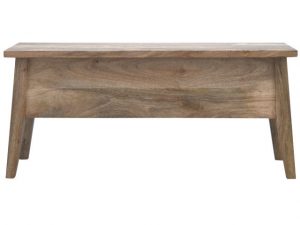Solid Wood Nordic Lid Up Indoor Storage Bench