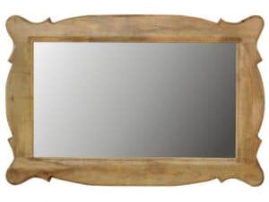 Hand-Carved Wooden Frame Mirror