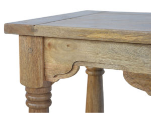 Country Style Petite End Table Close Side