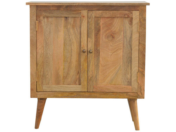 Solid Wood 2 Door Nordic Style Cabinet
