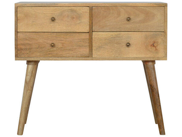 4 Drawer Nordic Design Console Table