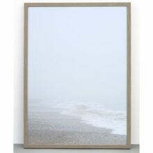 One Must Dash Beach In Mist Photographic Print 30x40cm