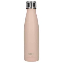 Built New York Stainless Steel Pale Pink Water Bottle 500ml