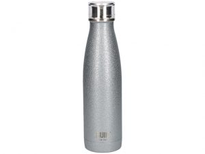 Built NY Stainless Steel Silver Glitter Water Bottle 500ml