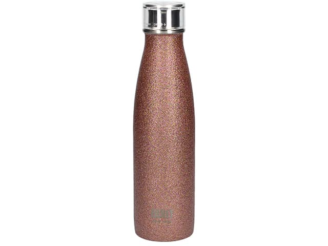 Built NY Stainless Steel Rose Glitter Water Bottle 500ml