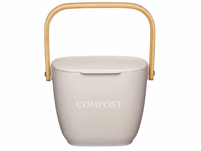 Natural Elements Eco-Friendly Bamboo Kitchen Compost Bin