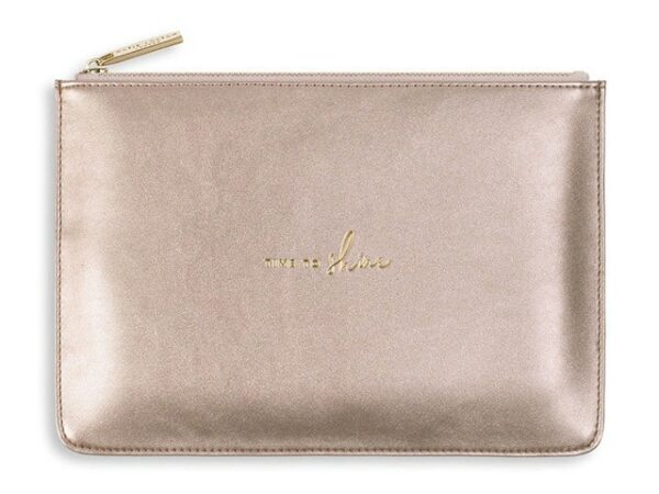 Katie Loxton Perfect Pouch | Time To Shine | Rose Gold