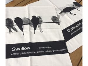 Sandra Vick Swallows Tea-Towel Closeup