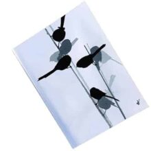 Sandra Vick Long-Tailed Tit Notebook - softcover
