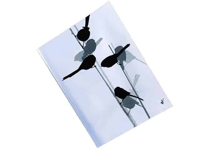 Sandra Vick Long-Tailed Tit Notebook - softcover