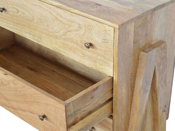 Nordic Style Trestle Chest of Drawers Drawer Open