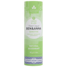 Ben & Anna Natural Deodorant - Lemon & Lime - 60g