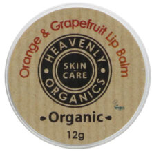 Heavenly Organics Skin Care Organic Orange Lip Balm 12g