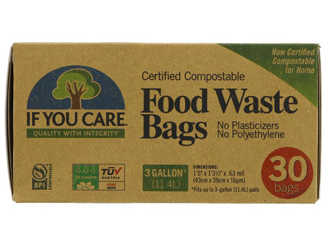 If You Care Compostable Food Waste Bags - 11 Litres - 30 bags