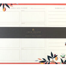 Sara Miller Magnetic Meal Planner Pad with Band