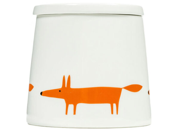 Scion Living Mr Fox Large Storage Jar - Ceramic & Orange