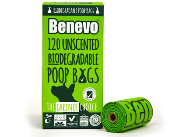 Benevo Biodegradable Dog Poo Bags - 120 bags