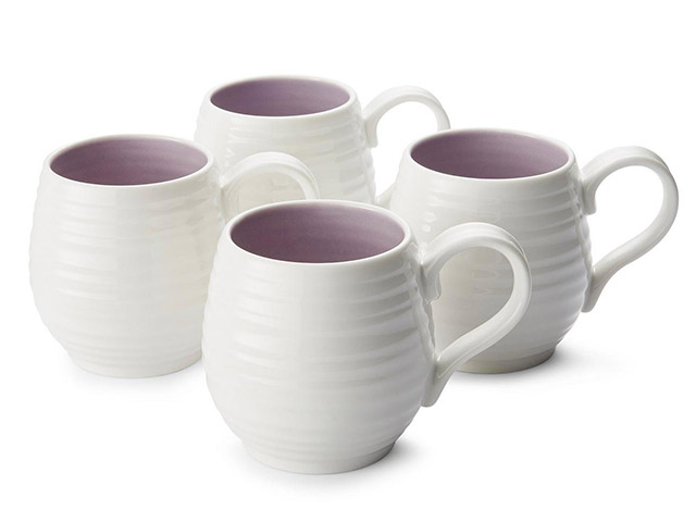 Sophie Conran Honey Pot Mugs - Mulberry Set of 4