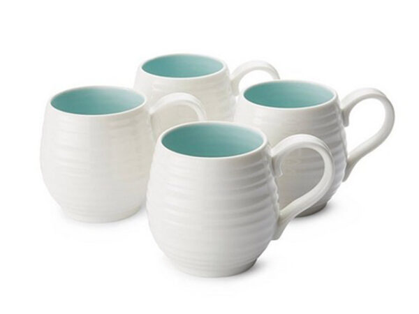 Sophie Conran Honey Pot Mugs Celadon Set of 4