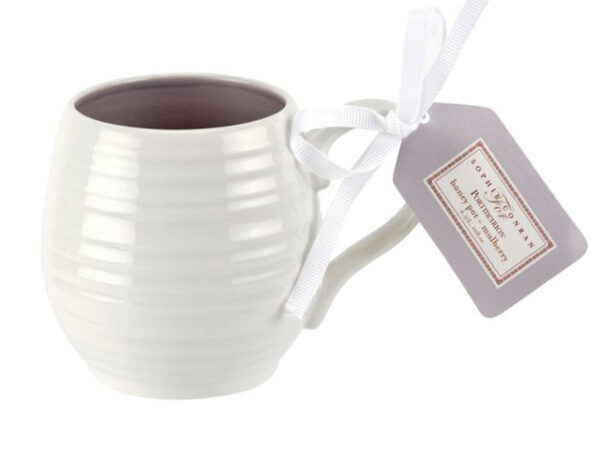 Sophie Conran Honey Pot Mugs - Mulberry Set of 4 Tagged