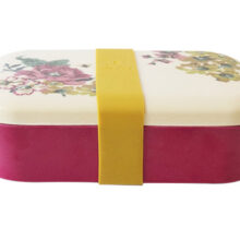 Joules Floral Lunch Box Bamboo