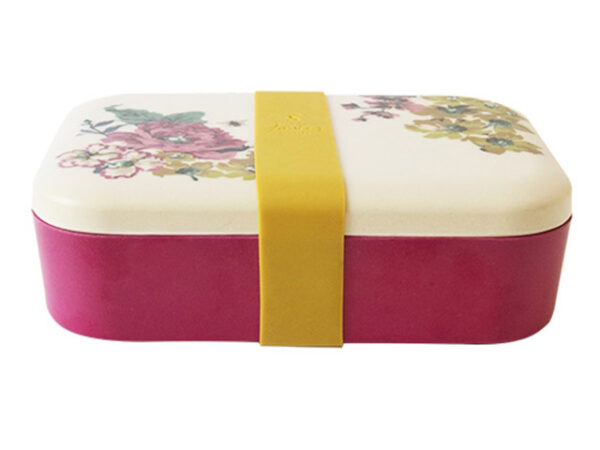 Joules Floral Lunch Box Bamboo