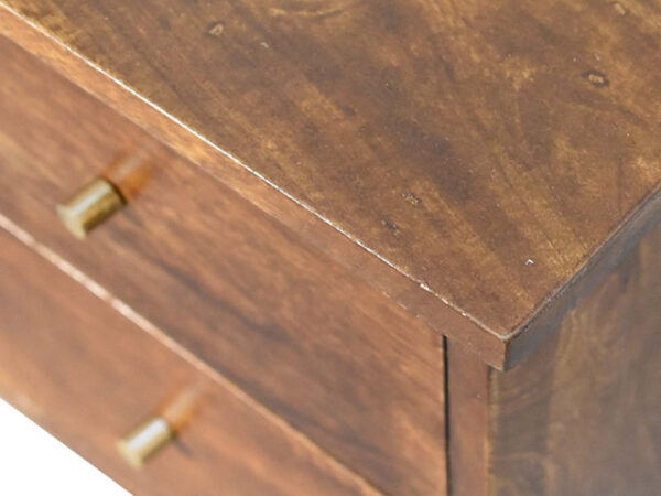 Chestnut Finish Wooden Bedside Table Top