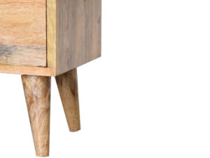 Nordic Oak Finish Bedside Table Legs
