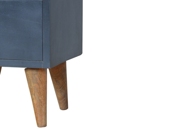 Hand Painted Charcoal Wooden Bedside Table Legs