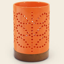 Orla Kiely Ceramic Lantern Linear Stem Persimmon