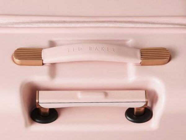 Ted Baker Belle Trolley Small 4 Wheel Pink Handle