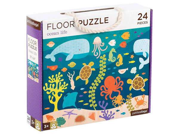 Petit Collage Ocean Life Floor Puzzle
