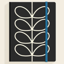 Orla Kiely A4 Notebook Linear Stem Slate