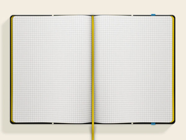 Orla Kiely A4 Notebook Linear Stem Slate Inside