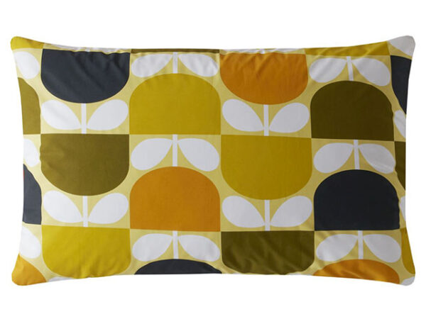 Orla Kiely Block Stem Sicilian Lemon Standard Pillow Case Pair