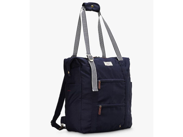 Joules Coast Navy Travel Backpack Angled