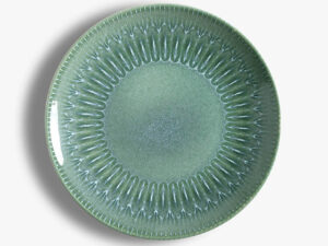 Kew Gardens Salad Plate Living Jewels 21cm Green Cutout from Top