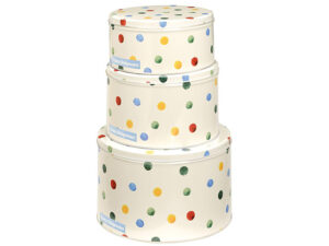 Emma Bridgewater Cake Tins Round Polka Dot Set 3