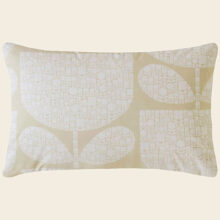 Orla Kiely Block Garden Pillowcase Pair Cream Standard