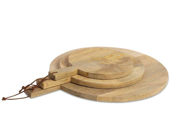 Nkuku Mango Wood Pizza Board - Mango Wood Set