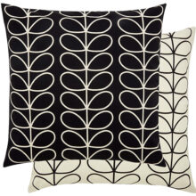 Orla Kiely Monochrome Cushion Linear Stem 50x50cm