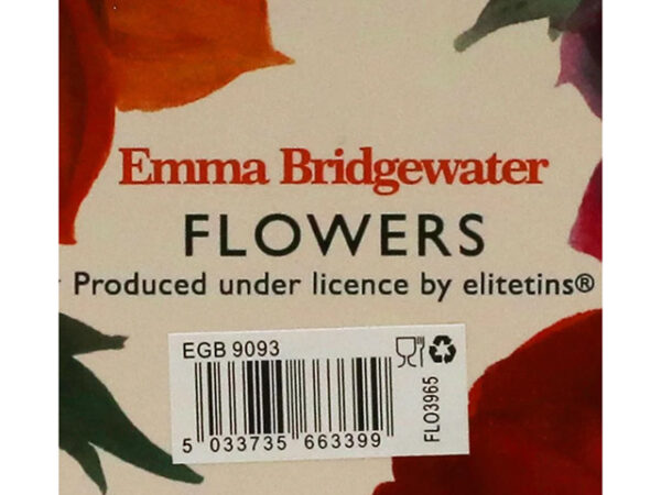 Emma Bridgewater Flowers Biscuit Barrel Details